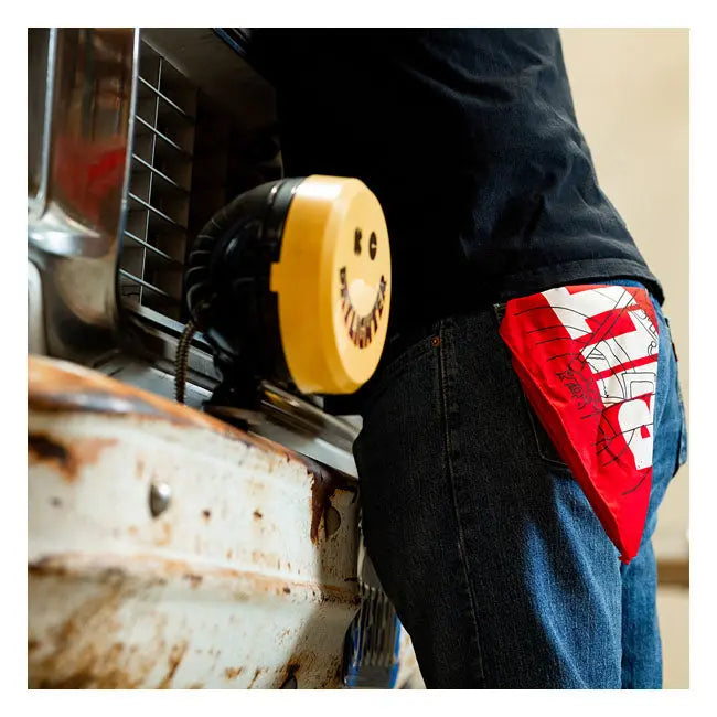 Biltwell Pan Bandana Red  - FREE UK Shipping, FREE 365 Day Returns | Moto Central