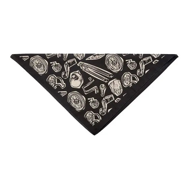 Biltwell Junk Bandana Black  - FREE UK Shipping, FREE 365 Day Returns | Moto Central