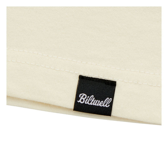 Biltwell Howdy Ladies T-Shirt Off White - FREE UK Shipping, FREE 365 Day Returns | Moto Central