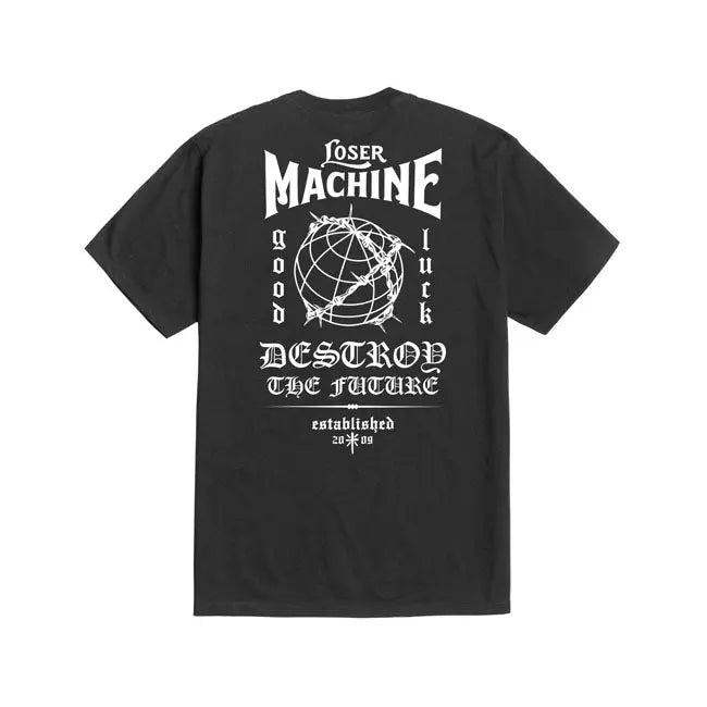 Loser Machine Superstition T-Shirt Black FREE UK Delivery, FREE 365 Day Returns | Moto Central