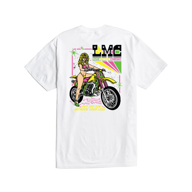 Loser Machine Brapp Babe T-Shirt White FREE UK Delivery, FREE 365 Day Returns | Moto Central