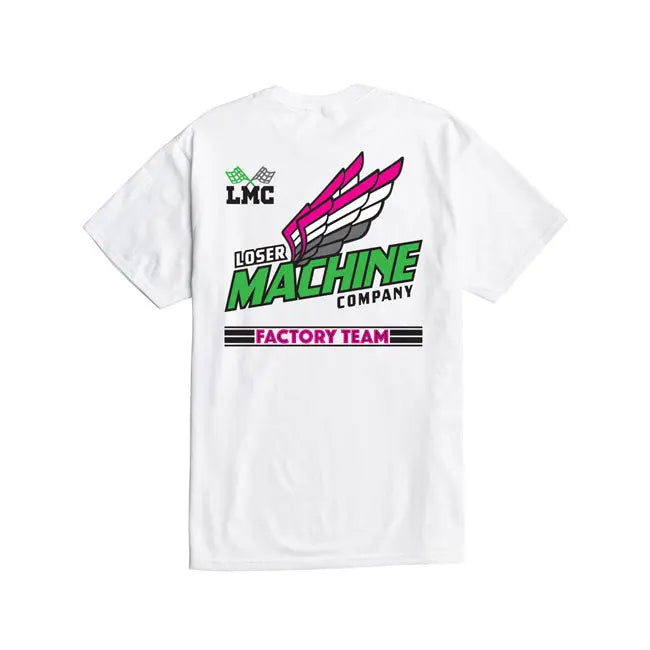 Loser Machine Four Stroke T-Shirt White FREE UK Delivery, FREE 365 Day Returns | Moto Central