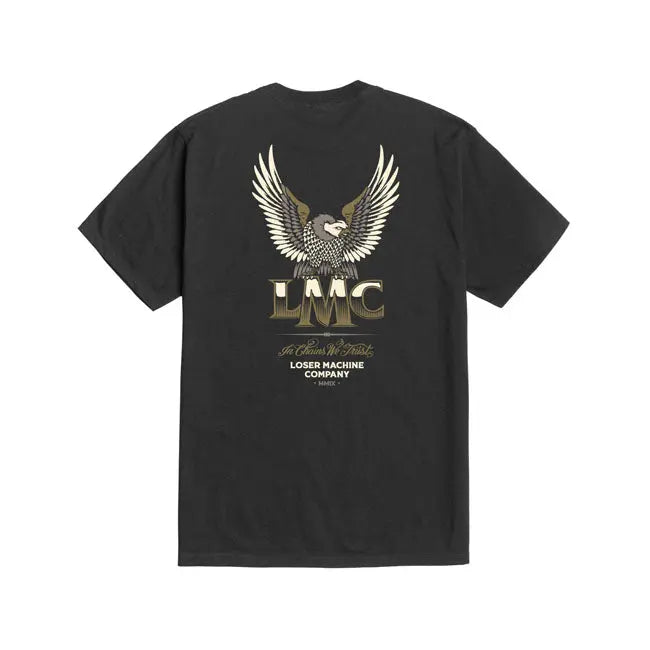 Loser Machine Grandeur T-Shirt Black FREE UK Delivery, FREE 365 Day Returns | Moto Central