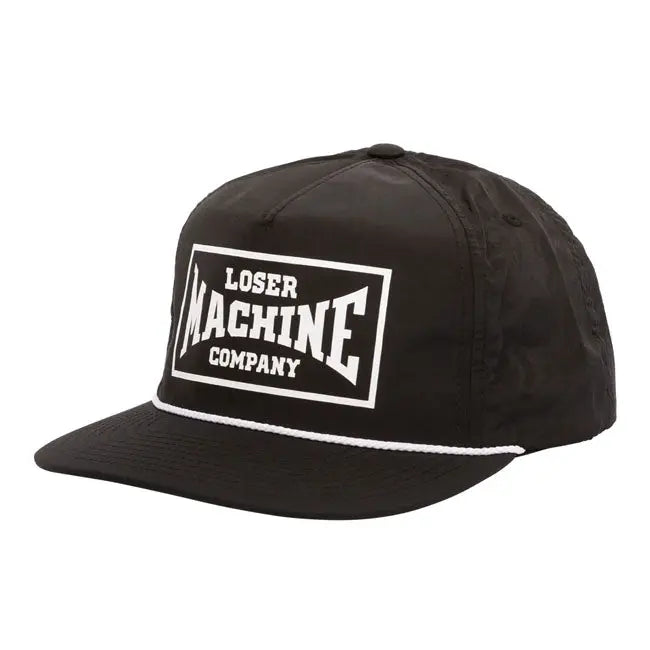 Loser Machine Too Hard Hat Cap Black FREE UK Delivery, FREE 365 Day Returns | Moto Central