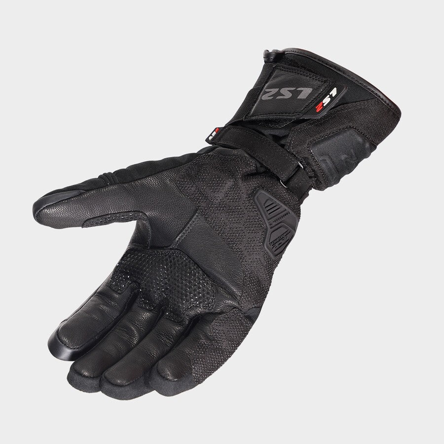 LS2 Nordic Gloves Black FREE UK Delivery, FREE 365 Day Returns | Moto Central