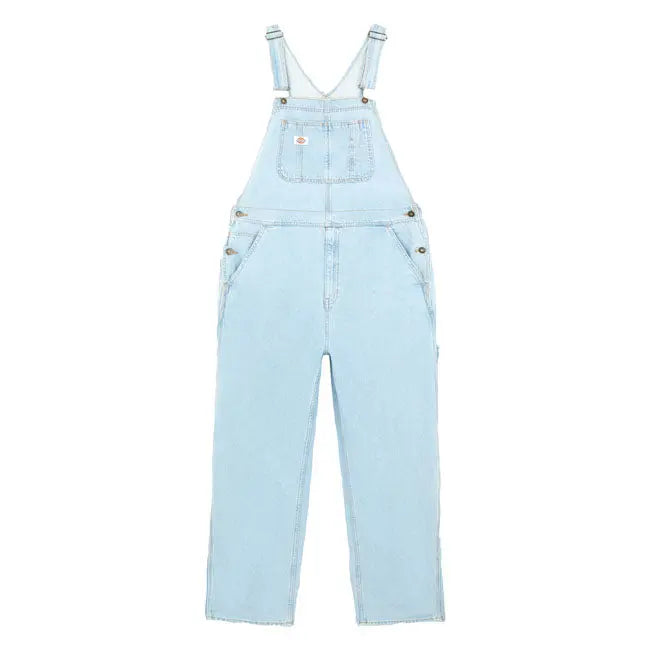 Dickies Classic Denim Bib Vintage Blue FREE UK Delivery, FREE 365 Day Returns | Moto Central