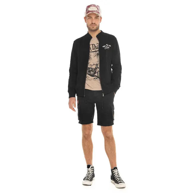 Von Dutch Flavo Jacket Black FREE UK Delivery, FREE 365 Day Returns | Moto Central