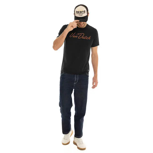Von Dutch Bones T-Shirt Black FREE UK Delivery, FREE 365 Day Returns | Moto Central