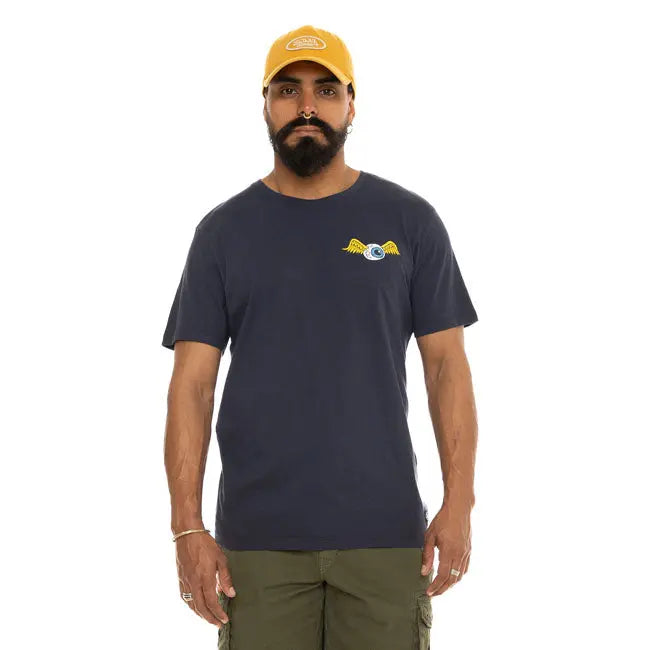Von Dutch Eye T-Shirt Navy FREE UK Delivery, FREE 365 Day Returns | Moto Central