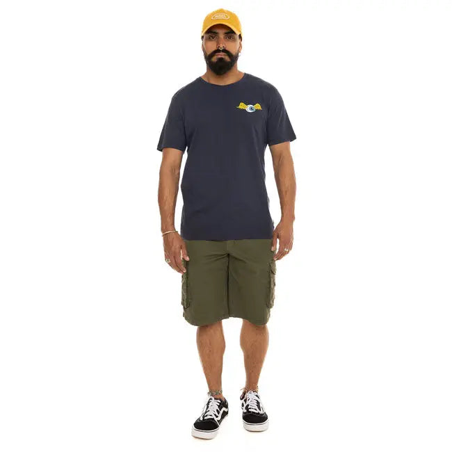 Von Dutch Eye T-Shirt Navy FREE UK Delivery, FREE 365 Day Returns | Moto Central