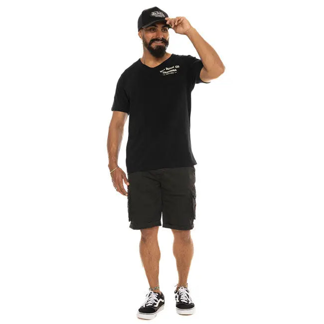 Von Dutch Mark T-Shirt Black FREE UK Delivery, FREE 365 Day Returns | Moto Central