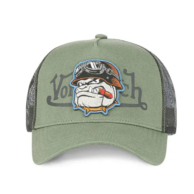 Von Dutch Bull Cap Khaki FREE UK Delivery, FREE 365 Day Returns | Moto Central