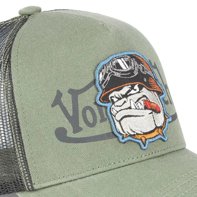 Von Dutch Bull Cap Khaki FREE UK Delivery, FREE 365 Day Returns | Moto Central