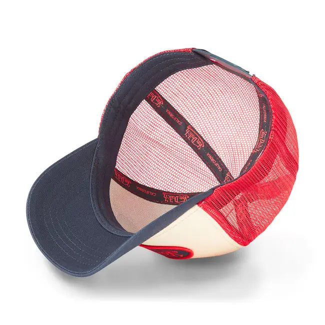 Von Dutch Classic5 Logo Cap Orange / Grey FREE UK Delivery, FREE 365 Day Returns | Moto Central
