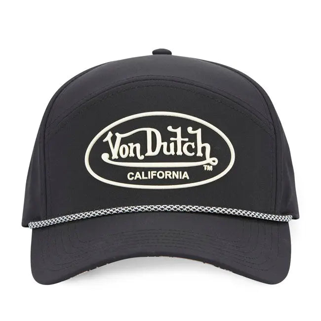 Von Dutch Cord 04 Cap Black FREE UK Delivery, FREE 365 Day Returns | Moto Central