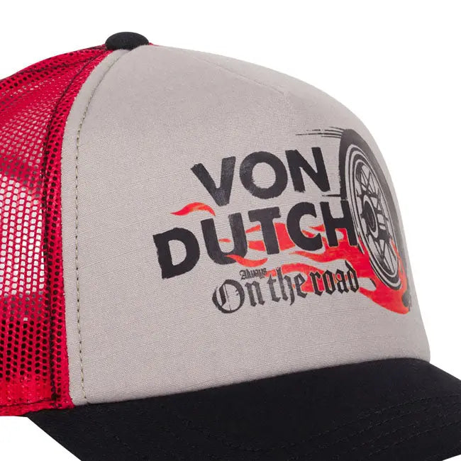 Von Dutch Crew 21 Cap Red FREE UK Delivery, FREE 365 Day Returns | Moto Central