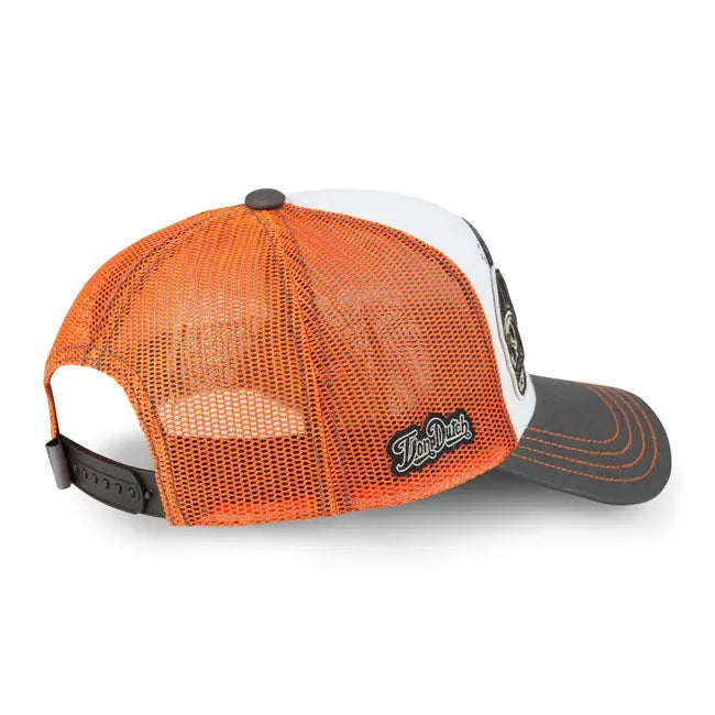 Von Dutch Patches 06 Cap Orange / Brown FREE UK Delivery, FREE 365 Day Returns | Moto Central