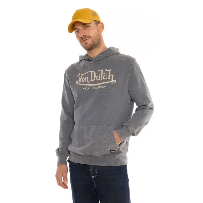 Von Dutch Youth Hoodie Anthracite FREE UK Delivery, FREE 365 Day Returns | Moto Central