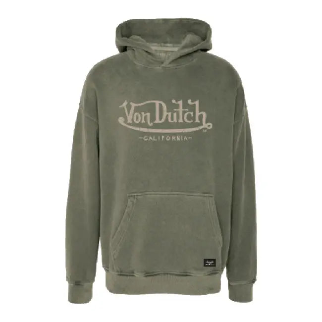 Von Dutch Youth Hoodie Khaki FREE UK Delivery, FREE 365 Day Returns | Moto Central