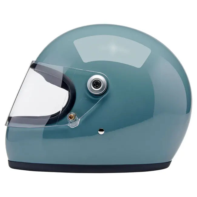 Biltwell Gringo S Gloss Agave Blue FREE UK Delivery, FREE 365 Day Returns | Moto Central