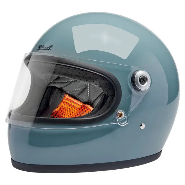 Biltwell Gringo S Gloss Agave Blue FREE UK Delivery, FREE 365 Day Returns | Moto Central