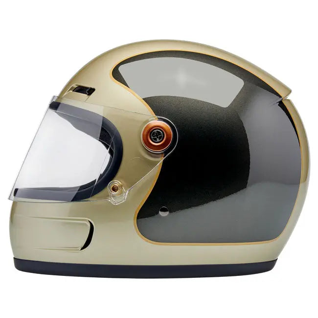 Biltwell Gringo SV Metallic Champagne / Charcoal Tracker FREE UK Delivery, FREE 365 Day Returns | Moto Central