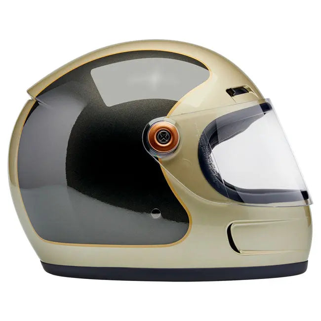 Biltwell Gringo SV Metallic Champagne / Charcoal Tracker FREE UK Delivery, FREE 365 Day Returns | Moto Central