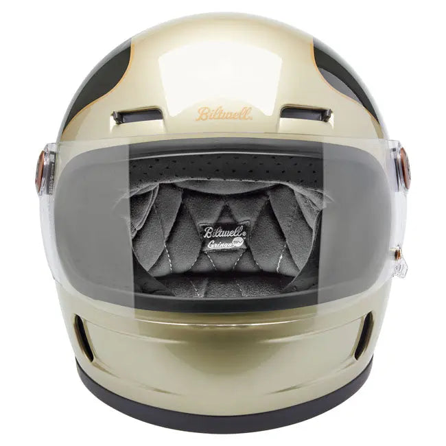 Biltwell Gringo SV Metallic Champagne / Charcoal Tracker FREE UK Delivery, FREE 365 Day Returns | Moto Central