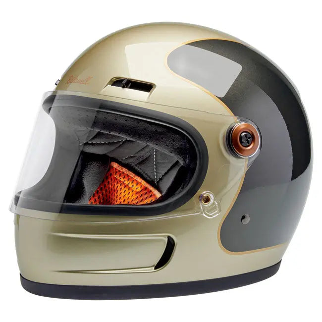 Biltwell Gringo SV Metallic Champagne / Charcoal Tracker FREE UK Delivery, FREE 365 Day Returns | Moto Central