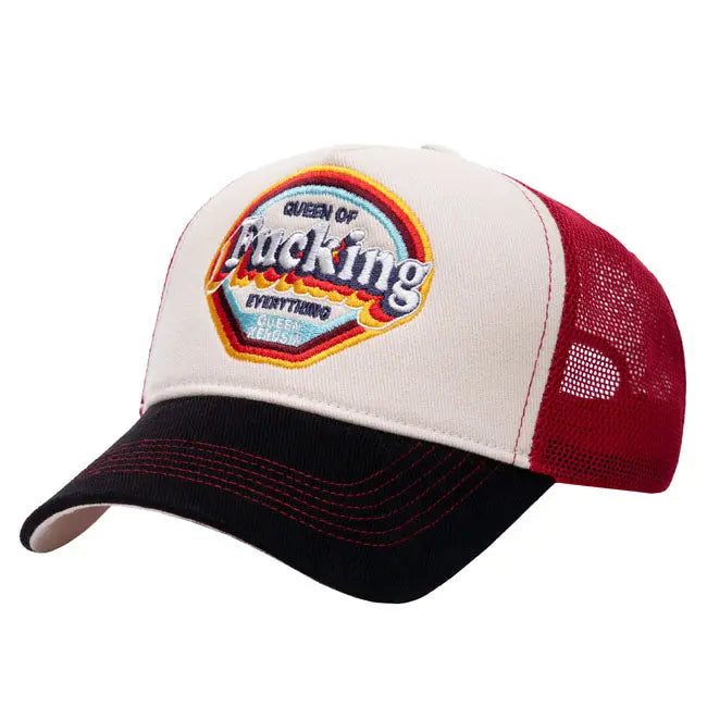 King Kerosin Queen Kerosin Fucking Everything Ladies Cap FREE UK Delivery, FREE 365 Day Returns | Moto Central