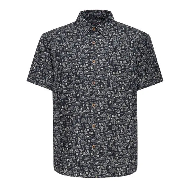 King Kerosin Biker Soul Shirt Black FREE UK Delivery, FREE 365 Day Returns | Moto Central