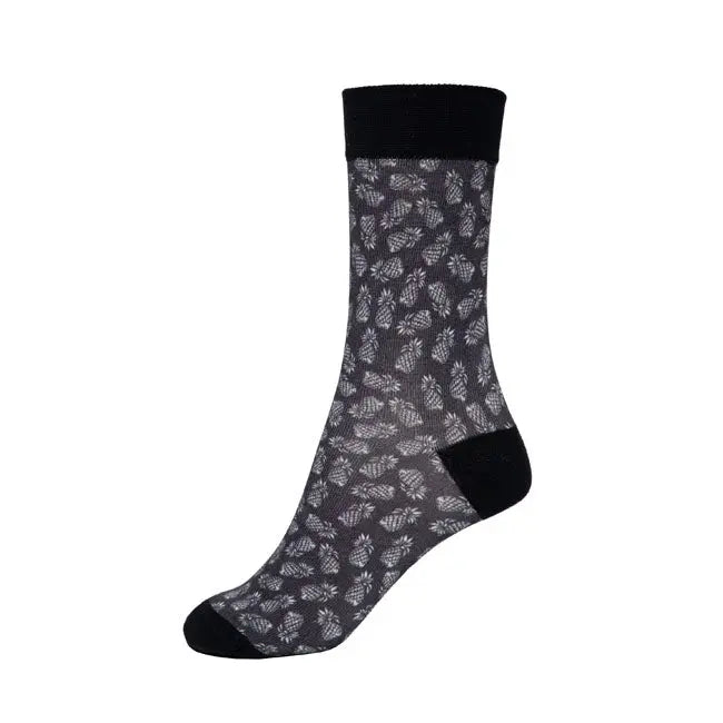 King Kerosin Ananas Socks Grey FREE UK Delivery, FREE 365 Day Returns | Moto Central