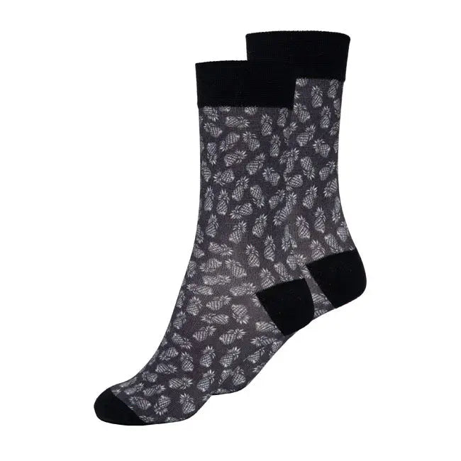 King Kerosin Ananas Socks Grey FREE UK Delivery, FREE 365 Day Returns | Moto Central
