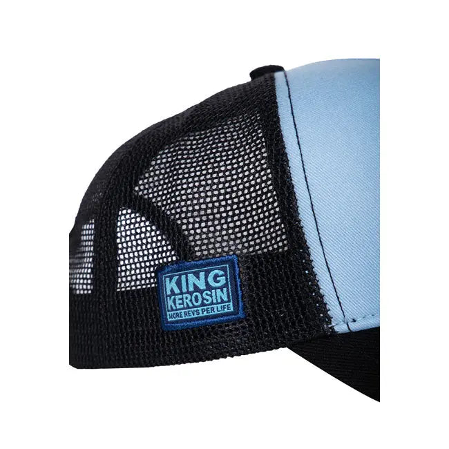 King Kerosin Fuck The Fucking Cap Blue FREE UK Delivery, FREE 365 Day Returns | Moto Central