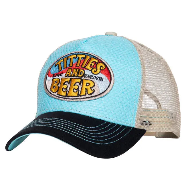 King Kerosin Tities And Beer Cap Off-White FREE UK Delivery, FREE 365 Day Returns | Moto Central