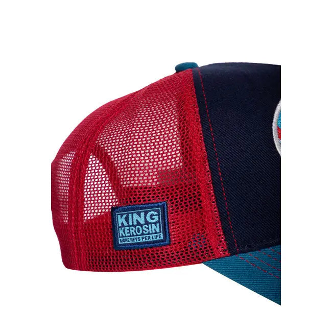 King Kerosin Tities And Beer Cap Blue / Red FREE UK Delivery, FREE 365 Day Returns | Moto Central