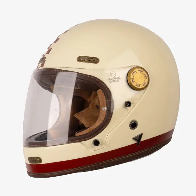 ByCity Roadster 3 Cream / Red FREE UK Delivery, FREE 365 Day Returns | Moto Central