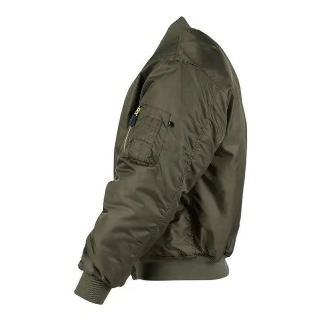 Army Surplus MA-1 Bomber Flight Jacket Dark Green FREE UK Delivery, FREE 365 Day Returns | Moto Central