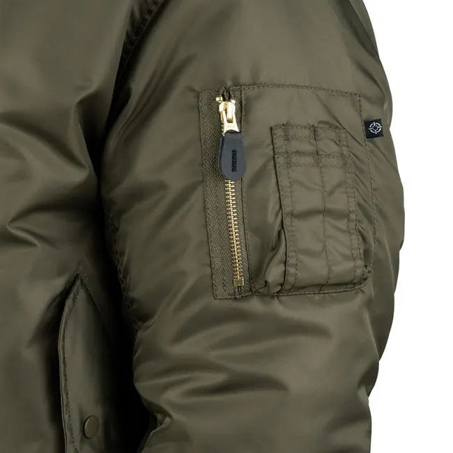 Army Surplus MA-1 Bomber Flight Jacket Dark Green FREE UK Delivery, FREE 365 Day Returns | Moto Central