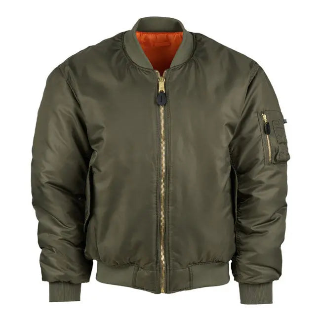 Army Surplus MA-1 Bomber Flight Jacket Dark Green FREE UK Delivery, FREE 365 Day Returns | Moto Central