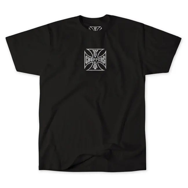 West Coast Choppers Parts T-Shirt Black / White FREE UK Delivery, FREE 365 Day Returns | Moto Central