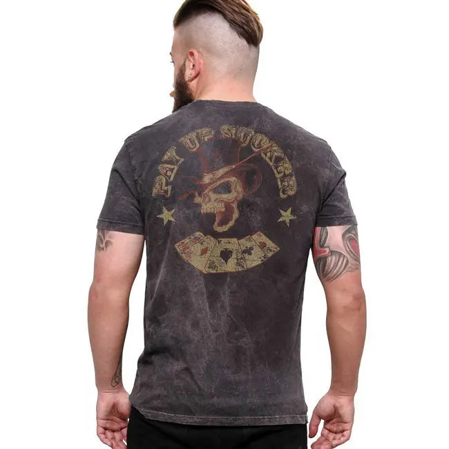 West Coast Choppers Pay Up Sucker T-Shirt Vintage Black FREE UK Delivery, FREE 365 Day Returns | Moto Central