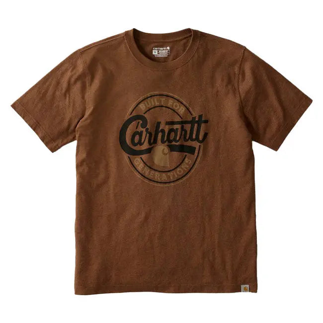 Carhartt Script Graphic T-Shirt Red Duck Heather FREE UK Delivery, FREE 365 Day Returns | Moto Central
