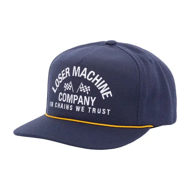 Loser Machine Raceway Redux Trucker Cap Navy FREE UK Delivery, FREE 365 Day Returns | Moto Central
