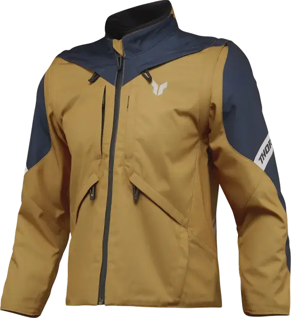 Thor Terrain Ladies Textile Jacket Brown / Midnight Blue - FREE UK Shipping, FREE 365 Day Returns | Moto Central