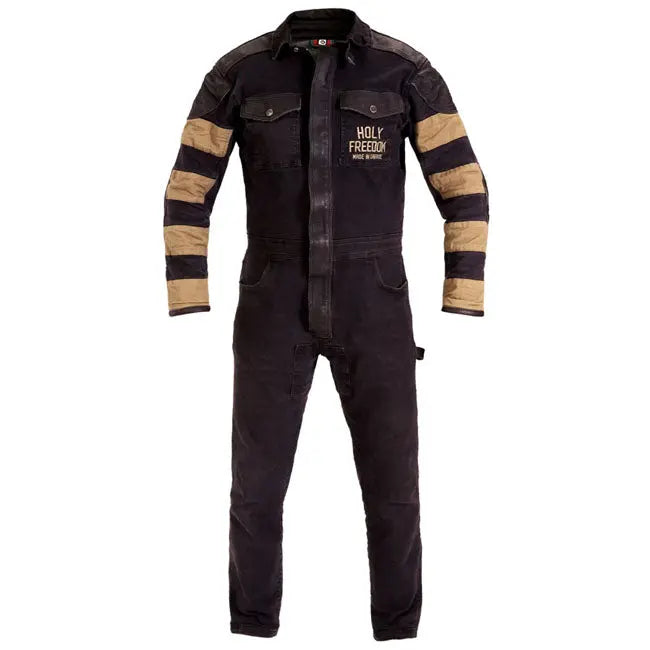 Holy Freedom Tutonero Overall Black / White FREE UK Delivery, FREE 365 Day Returns | Moto Central