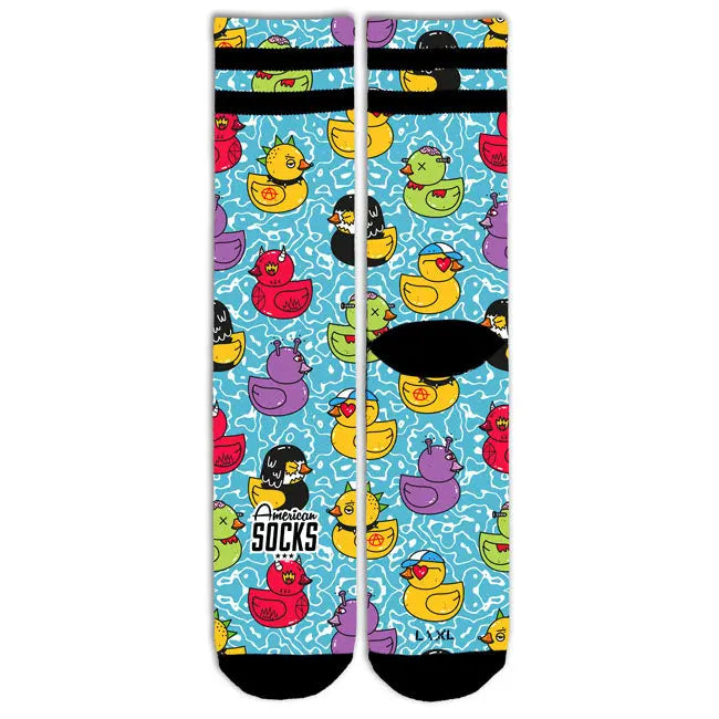 American Socks Signature Tub Duck Socks Blue FREE UK Delivery, FREE 365 Day Returns | Moto Central