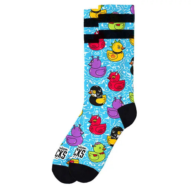 American Socks Signature Tub Duck Socks Blue FREE UK Delivery, FREE 365 Day Returns | Moto Central