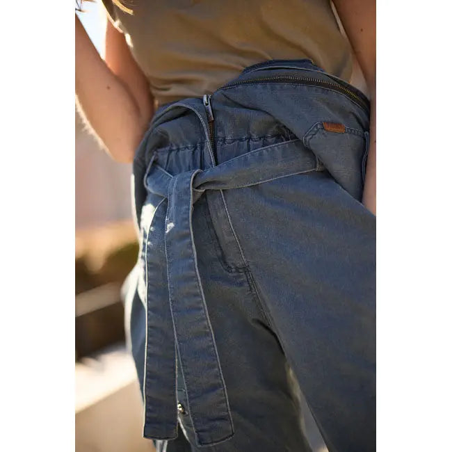 ByCity Black Hawk Ladies Overall Denim FREE UK Delivery, FREE 365 Day Returns | Moto Central