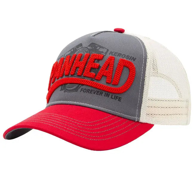 King Kerosin Panhead Cap Grey FREE UK Delivery, FREE 365 Day Returns | Moto Central